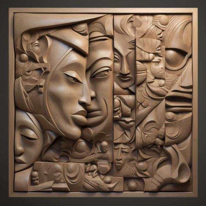 نموذج ثلاثي الأبعاد لآلة CNC 3D Art 